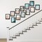 Americanflat Gallery Wall Picture Frames - Set of 12 - Picture Frame Set for Wall Collage - Plexiglass Cover - Hanging Hardware - Includes Easel - Black